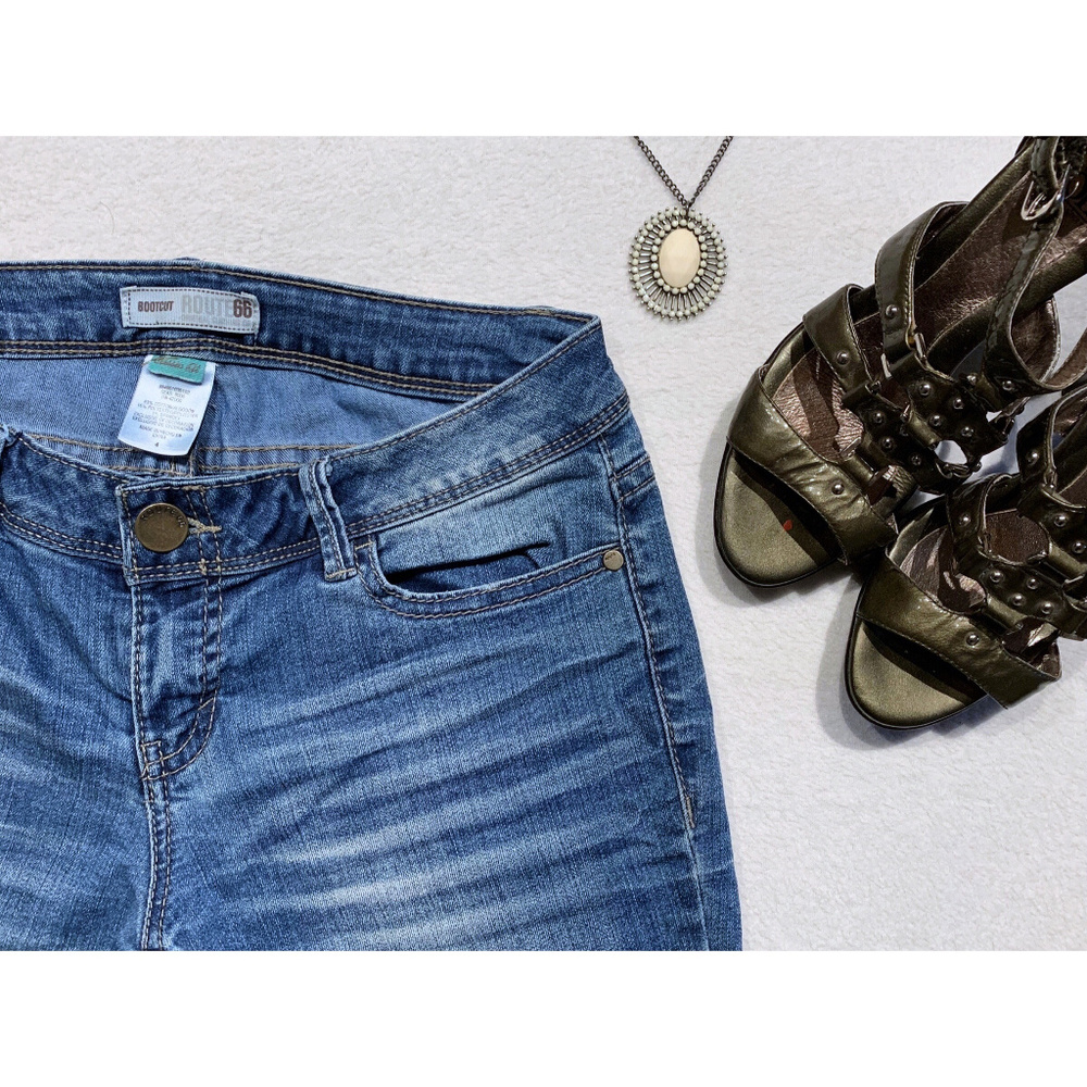 Route 66 Classic Fit Boot Cut Jeans